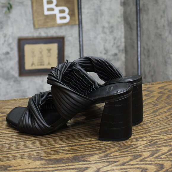 NWT a new day Womens Jessa Mule Heels 87931551 Black 9.5M - Picture 6 of 10